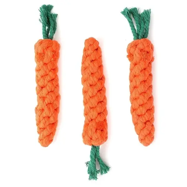 1pc Haustier Knoten Spielzeug für Hund und Katze Karotte Form Hund Kauen Spielzeug Baumwolle Seil Spielzeug für Indoor Hunde katze Spielzeug Hund Zubehör - Image 10