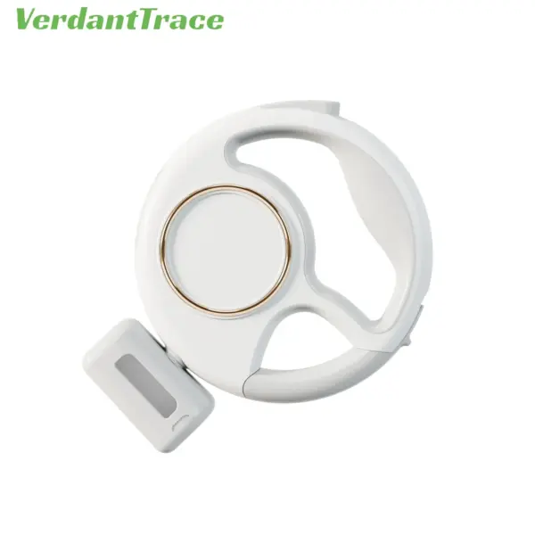Retractable Dog Leash Reflective Rope Safety Release Built-in Poop Bag Holder Long Battery Life U-Shaped Safety Release for Pet - Image 9