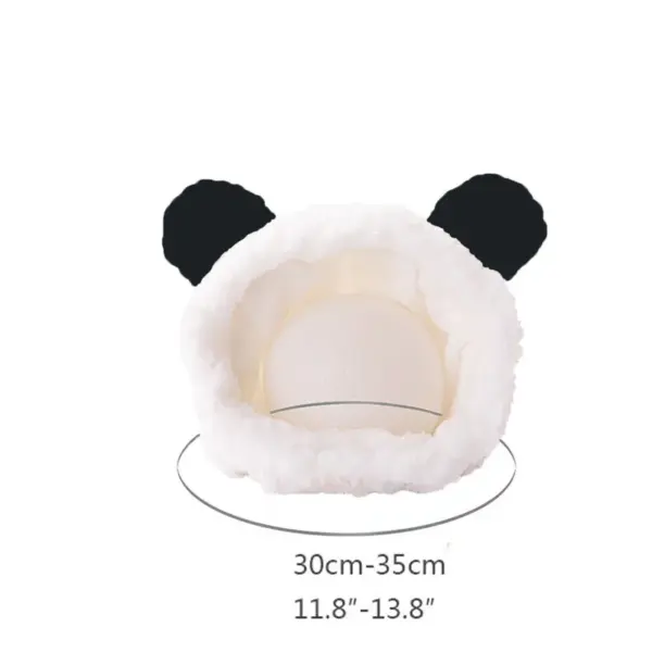 Niedlichen Bären Kaninchen Kapuze Haustier Katze Hund Zubehör Cosplay Katze Hut Winter schöne Neujahr Welpen Kopf bedeckung weichen Samt Haustiere Lieferungen - Image 9