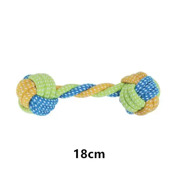 Haustier-Hundespielzeug für große und kleine Hunde, interaktives Baumwollseil, Mini-Hundespielzeug, Ball für Hunde, Zubehör, Zahnbürste, Kauspielzeug für Welpen - Image 7