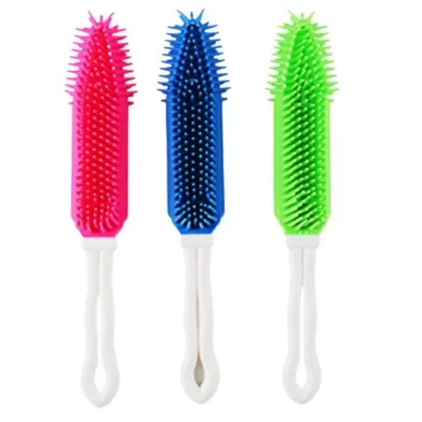 Dog Bathing Massage Brush Puppy Grooming Hair Remover Shower Combs Dog Soft Long Handle Bath Brush Cat Cleaning Accessories ﻿ - Image 15