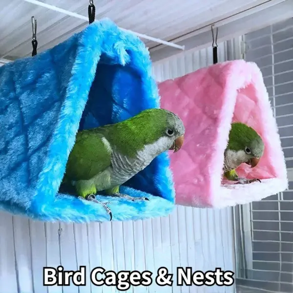 Pet Bird Parrot Cages Warm Hammock Hut Tent Fashion Bed Hanging Cave for Sleeping and Hatching Cage Decoration - Image 10
