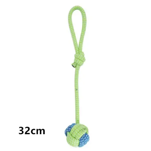 Haustier-Hundespielzeug für große und kleine Hunde, interaktives Baumwollseil, Mini-Hundespielzeug, Ball für Hunde, Zubehör, Zahnbürste, Kauspielzeug für Welpen - Image 8