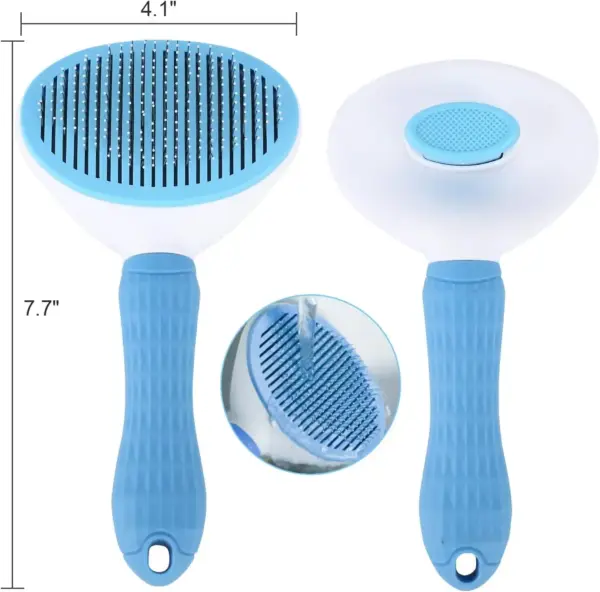 Pet Dog Brush Cat Comb Self Cleaning Pet Hair Remover Brush For Cats Dogs Grooming Tools Pets Dematting Comb Dogs Accessories - Image 12