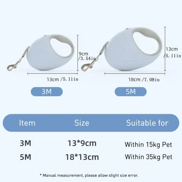 Automatic Retractable Dog Leash Pet Walking Training Rope For Small Medium Dogs Loss Prevention Leashes Strap Belt Pet Supplies - Image 2