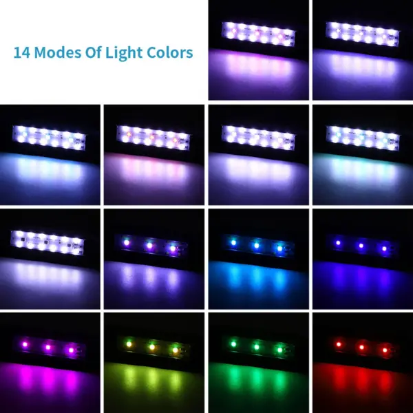 Aquarium Led mit Timer Lichter Für Aquarium Volle Spektrum Aquarium Licht LED Lampe für Wasser Pflanzen USB Aquatische Lampe Licht - Image 4