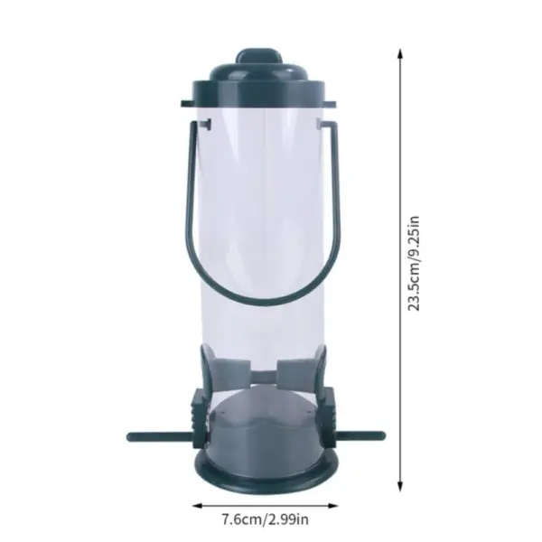 Multiple Holes Bird Feeder Automatic Foot Feeding Tool Pet Bird Feeder Outdoor Hanging Pet Food Dispenser for Flying Animals - Image 6