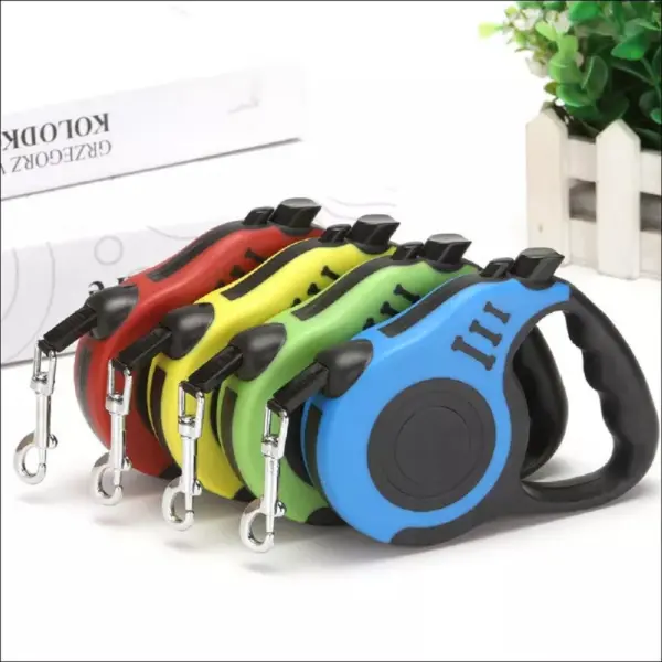 3m/5m Retractable Dog Leash Automatic Telescopic Tractor Dog Rope Flexible Nylon  Leash Traction Puppy Cats Dogs Pet Supplies - Image 3