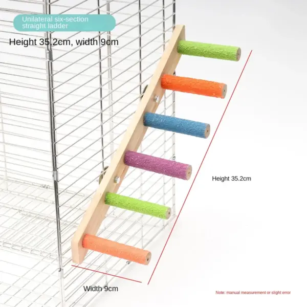 4/6/8 Step Bird Climbing Ladder Pet Interactive Ladder Parrot Grinding Claws and Teeth Climbing Toy Interactive Bird Accessories - Image 9