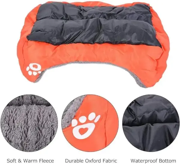 Großes Haustier Katzen-und Hunde bett warmes bequemes Hundehütte weiches pp Baumwoll nest Hunde korb matte universelles wasserdichtes Katzen bett - Image 18