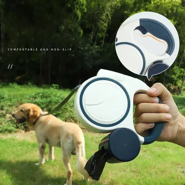Automatic Retractable Dog Leash 5M Extendable Rope For Outdoor Walking Small Dogs Traction Rope Cat Lead Without Garbage Bag - Image 5