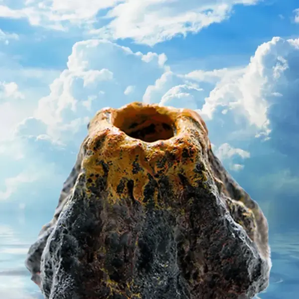 Aquarium Volcanic Bubble Stones Oxygen Pump Fish Tank Decor Bubbling Hiding Cave Resin Aeration Stone Water Quality Silent Aquas - Image 11