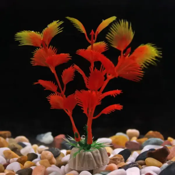 Artificial Aquarium Decor Plants Water Weeds Ornament Plastic Aquatic Plant Fish Tank Decorate Accessories Aquarium Accesories - Image 3