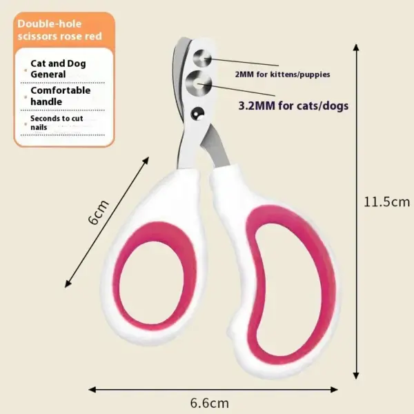 1PC Katze Nagelknipser Mit Runden Löchern Haustier Hund Und Katze Nagelknipser Anti-bleeding Katze Nagelknipser Anti-unfall Verletzungen - Image 9
