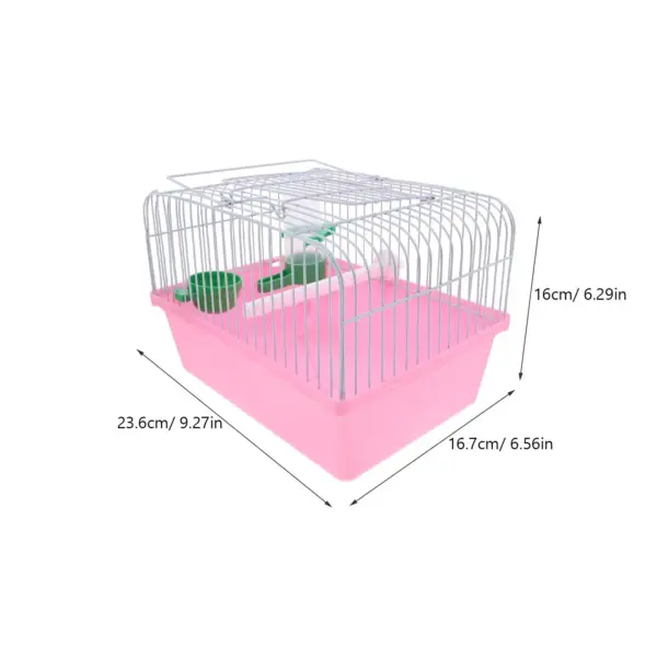Portable Bird Cage for Travel Small Iron Parakeet Lovebird Cages Perch Food Box Water Dispenser Durable ABS Spacious Outdoor - Image 10