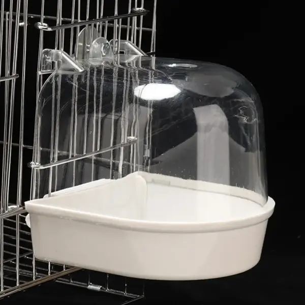 Hanging Bird Bath Is Waterproof Wear-resistant And Easy To Clean Cage-style External Bath For Birds Such As Parrots And Myn - Image 3