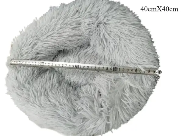 Plüsch-Haustiernest für Zuhause, Winter-Katzennest, Hundenest, warm, abnehmbar und waschbar, rundes Katzennest, Haustierbett, saisonale universelle Dekoration - Image 25