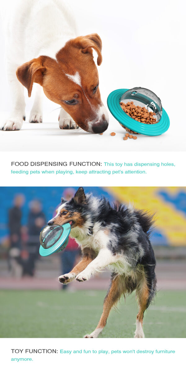 Interaktiver Leckerli-Ball für Hunde zum Auslaufen von Speisen für kleine und große Hunde. Verbessern Sie das IQ-Trainingsspielzeug. Dackel-Spielzeug für Welpen mit langsames Futter - Image 13