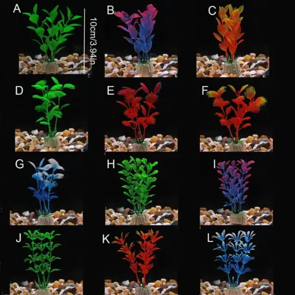 Artificial Aquarium Decor Plants Water Weeds Ornament Plastic Aquatic Plant Fish Tank Decorate Accessories Aquarium Accesories - Image 6
