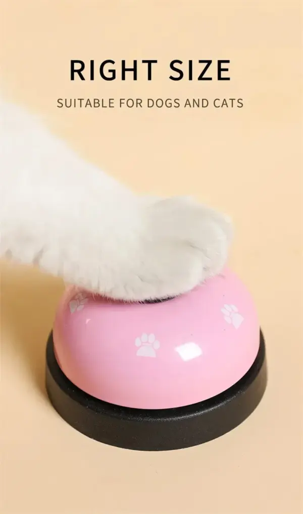 Hunde trainieren Glocken Katze Mahlzeit Glocke Welpen Fütterung Anruf Glocke Kind Hand Fähigkeit Training interaktive Katzen Spielzeug Haustier Training Knopf - Image 13