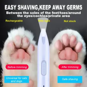 Hund Haar Trimmer Elektrische Hund Cutter Professionelle Pet Fuß Haar Trimmer Katze Pflege Friseur Schere Butt Ohr Pedikator