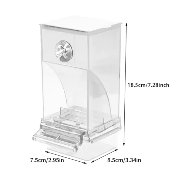 Parrot Bird FeederSpill-proof Automatic DispenserSplash-proof Outside FeederBird FeederTiger PeonyPhoenixBird Supplies - Image 5