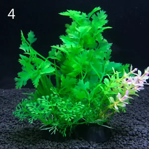 12 Kinds Artificial Aquarium Decor Plants Water Weeds Ornament Aquatic Plant Fish Tank Grass Decoration Accessories 14cm - Image 14