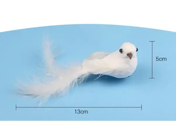 Hot 2pcs Simulation Feather Birds with Clips for Garden Lawn Tree Decor Handicraft Red Birds Figurines Home Decoration - Image 29