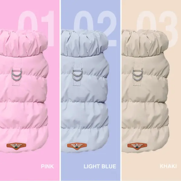 Soft Warm Dog Clothes Winter Padded Puppy Cat Coat Jacket For Small Medium Dogs Chihuahua French Bulldog Poodle Vest Pet Outfit - Image 2