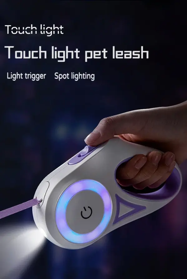 LED Retractable Dog Leash with light for Puppies Small Medium big Dogs Cats Pet Harness straps collar Accessories 3m 5m roulette - Image 11