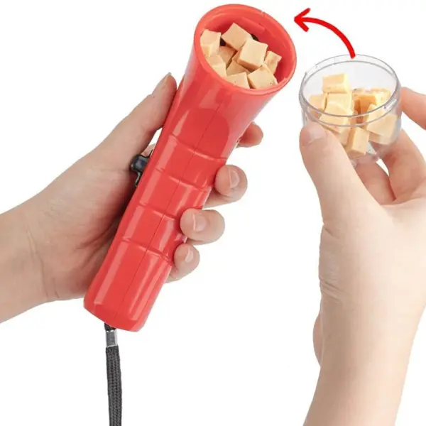 Hundefutter-Trainingsausrüstung, tragbar, interaktiv, zur Behandlung von Tiernahrung, Spender, Launcher-Pistole, Haustier-Snack-Feeder-Werkzeug, Haustierbedarf - Image 14