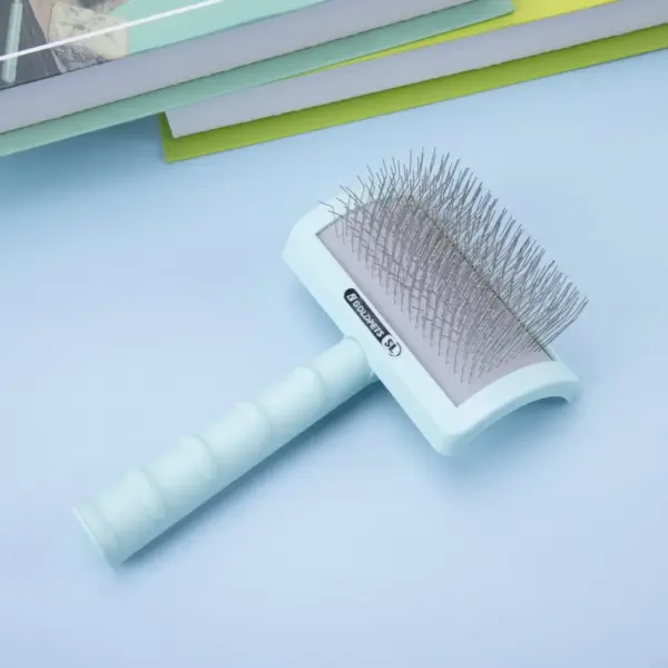 Long Pin Dog Slicker Brush Pet Brush for Long Haired Dogs Poodles Doodles Golden Doodle Brush for Grooming Removes Loose Fur - Image 13