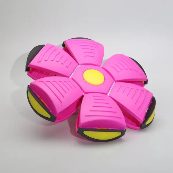 Haustier-Hüpfball, Trittball, fliegende Untertasse, verformter Ball, zwei Formen, hüpfender Hundeball im Freien, Spielzeug, Geschenk - Image 9