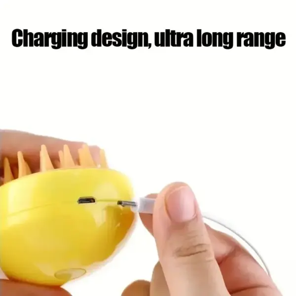 Steamy Dog Brush Electric Spray Cat Hair Brush 3 In1 Dog Steamer Brush for Massage Pet Grooming Removing Tangled and Loose Hair - Image 10