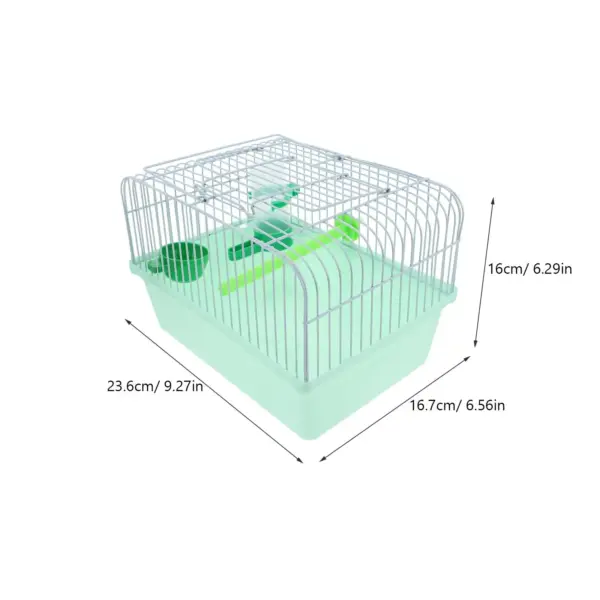 Portable Bird Cage for Travel Small Iron Parakeet Lovebird Cages Perch Food Box Water Dispenser Durable ABS Spacious Outdoor - Image 7
