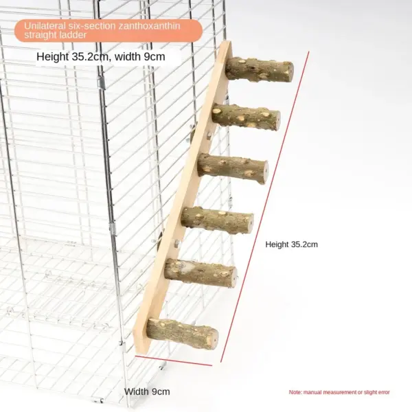 4/6/8 Step Bird Climbing Ladder Pet Interactive Ladder Parrot Grinding Claws and Teeth Climbing Toy Interactive Bird Accessories - Image 8