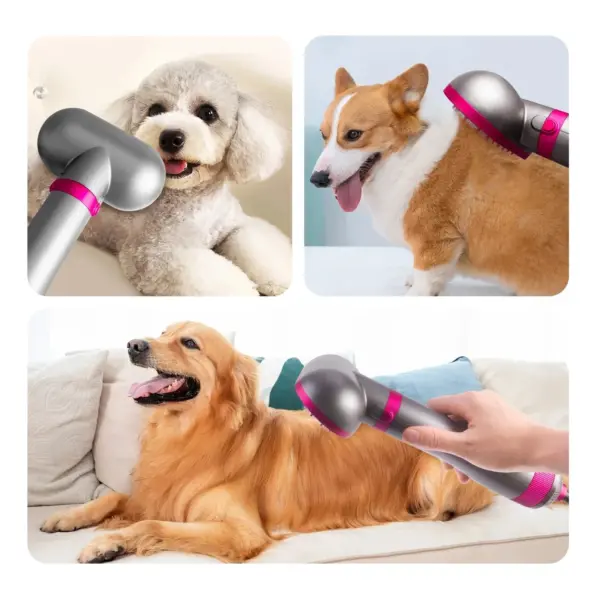 Haustier-Haartrockner, weiches Kämmen, integrierter kleiner und mittelgroßer Haartrockner für Katzen und Hunde, Föhnen für Hunde und Katzen, geräuschloses Haartrocknen - Image 3