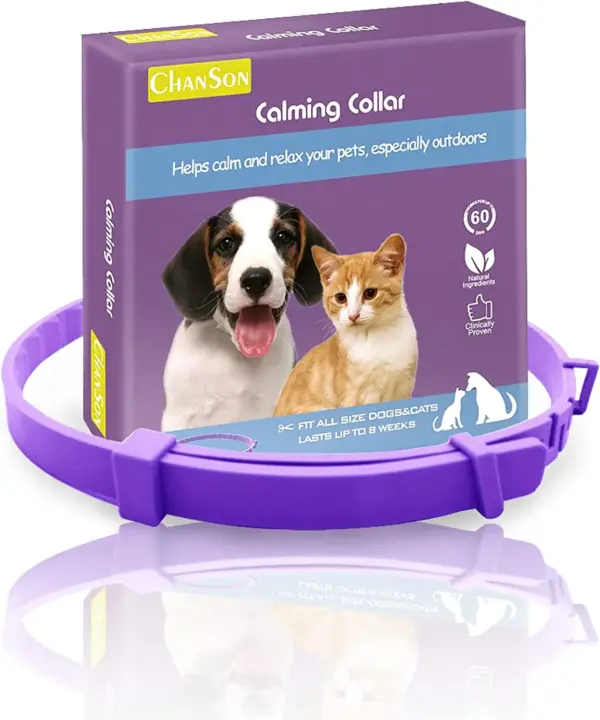 Beruhigendes Haustierhalsband für Katzen und Hunde, verstellbare Angst-Pheromon-Reduzierung, Haustierhalsband, langlebig, natürlich, ruhig, entspannen, beruhigende Halsbänder - Image 8