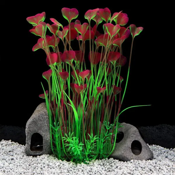 Lifelike Artificial Aquarium Plant Decorations - Vibrant Colors Ideal for All Fish Tanks Enhances Natural Aquatic Ambiance - Image 3