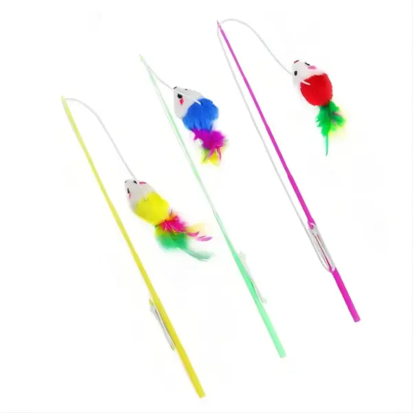 1PC Necken Katze Stick Außerhalb Necken Katze Spielzeug Necken Katze Necken Hund Spielzeug Necken Katze Stick Interaktive Spaß Haustier liefert - Image 9
