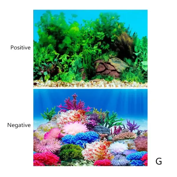 Aquarium Hintergrund Dekoration Aufkleber Aquarium Landschaft Aufkleber Poster Hintergrund für Aquarium Ozean Pflanze Aquascape Malerei - Image 13