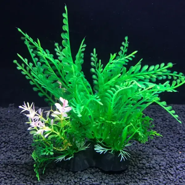 12 Kinds Artificial Aquarium Decor Plants Water Weeds Ornament Aquatic Plant Fish Tank Grass Decoration Accessories 14cm - Image 5