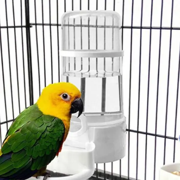 Automatic Bird Feeder Bird Water Drinker with Clip Pet Birds Water Dispenser Hanging Water Bottle Food Bowl For Parrot Bird Cage - Image 14
