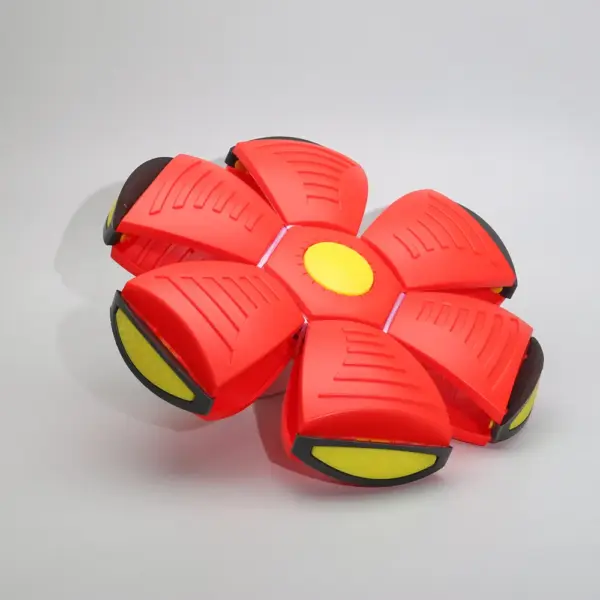 Haustier-Hüpfball, Trittball, fliegende Untertasse, verformter Ball, zwei Formen, hüpfender Hundeball im Freien, Spielzeug, Geschenk - Image 10