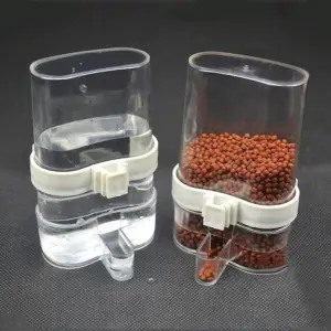 Birds Water Feeders Dispenser Automatic Bird Feeder Parrot Canary Parakeet Cage Food Drinking Feeding Supplies Pet Accessories