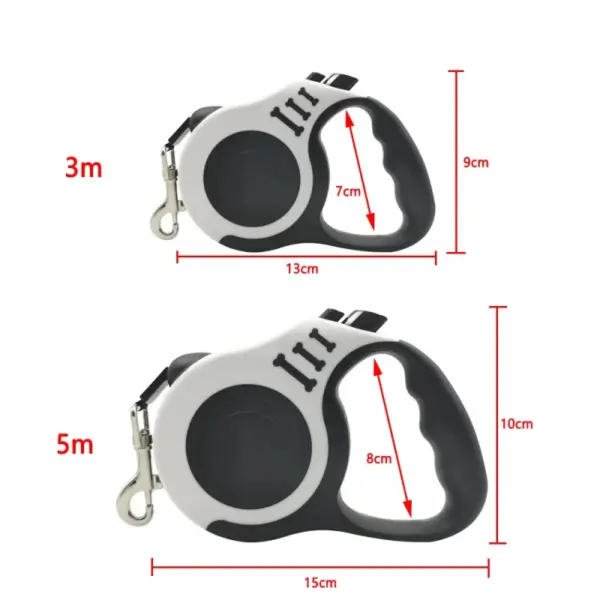 Retractable Dog Leash - 5m Automatic Strong Nylon Lead For Small/Medium Dogs & Cats, Durable Pet Traction Rope Supplies - Image 10