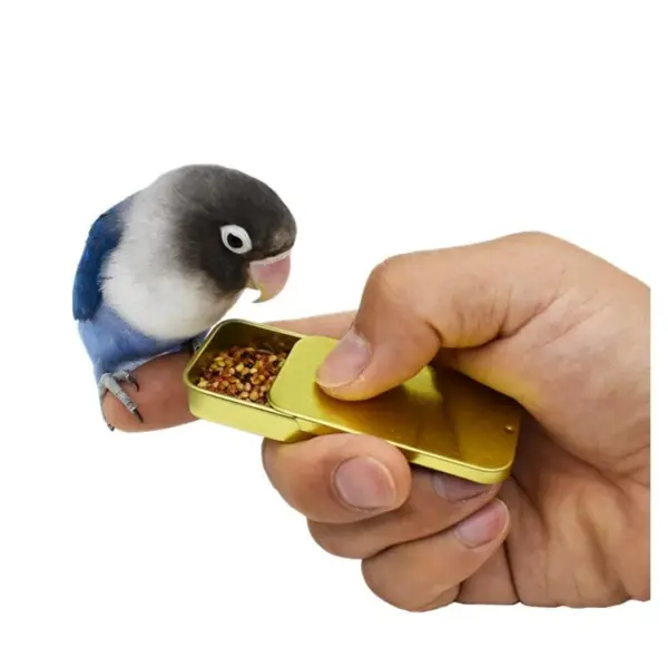Bird Training Food Jar Parrot Handheld Feeder Bird Interactive Educational Toy Feeder Cup - Image 5