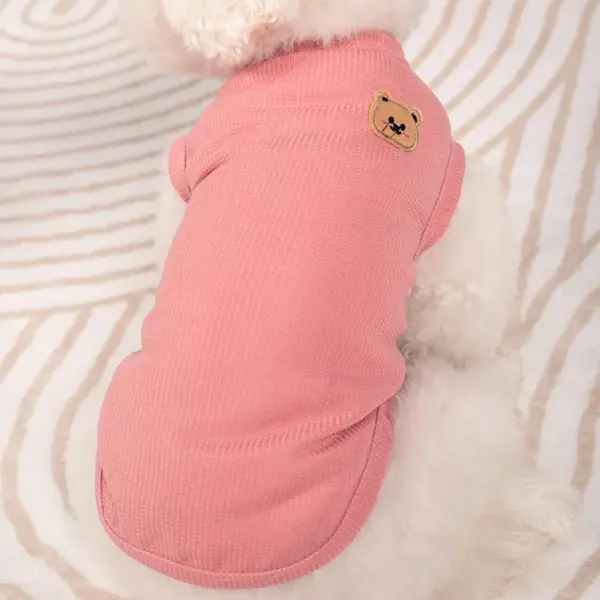 Dog Vest Pet Cat Clothing Four Colors Of Polyester Fabric Breathable Sweat Resistant Easy To Clean Fun Viewing - Image 4