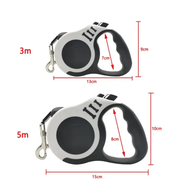 Retractable Dog Leash - 5m Automatic Strong Nylon Lead For Small/Medium Dogs & Cats, Durable Pet Traction Rope Supplies - Image 5