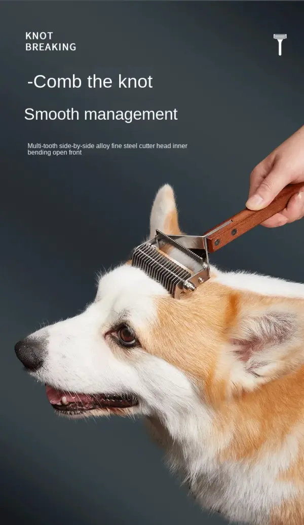 Pet Dog Brush Cat Comb Self Cleaning Pet Hair Remover Brush for Dogs Cats Grooming Tools Pets Dematting Comb Dogs Accessories - Image 10